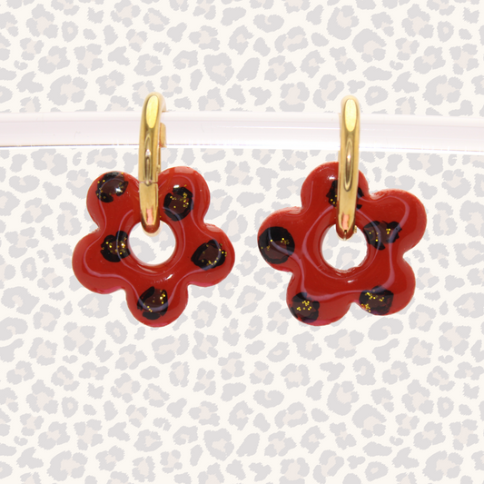 Boucles d'oreilles Léopard