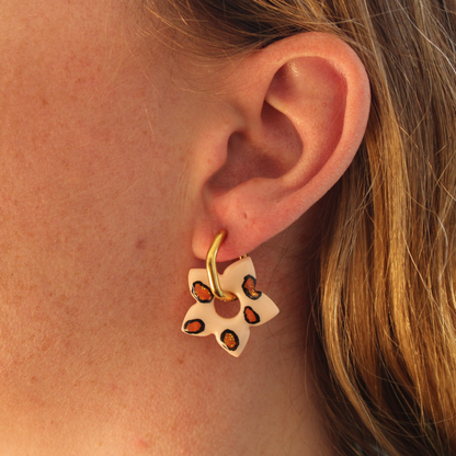 Boucles d'oreilles Léopard