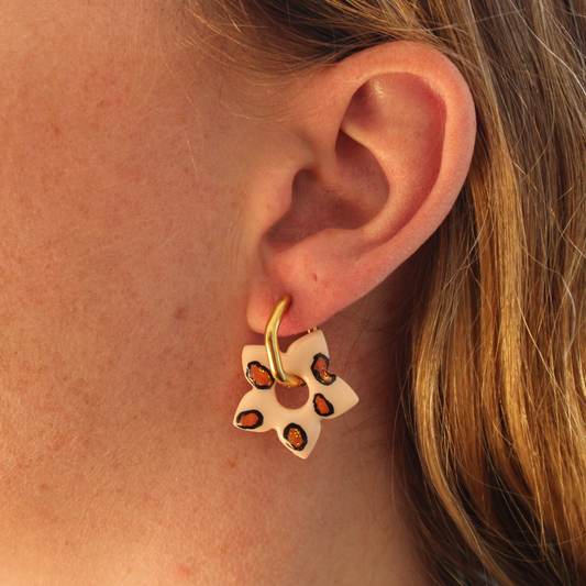 Boucles d'oreilles Léopard