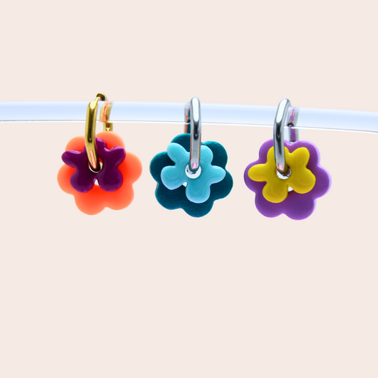 Boucles d'oreilles Duo Floral | À composer