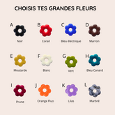 Boucles d'oreilles Duo Floral | À composer