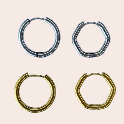 Boucles d'oreilles Lune